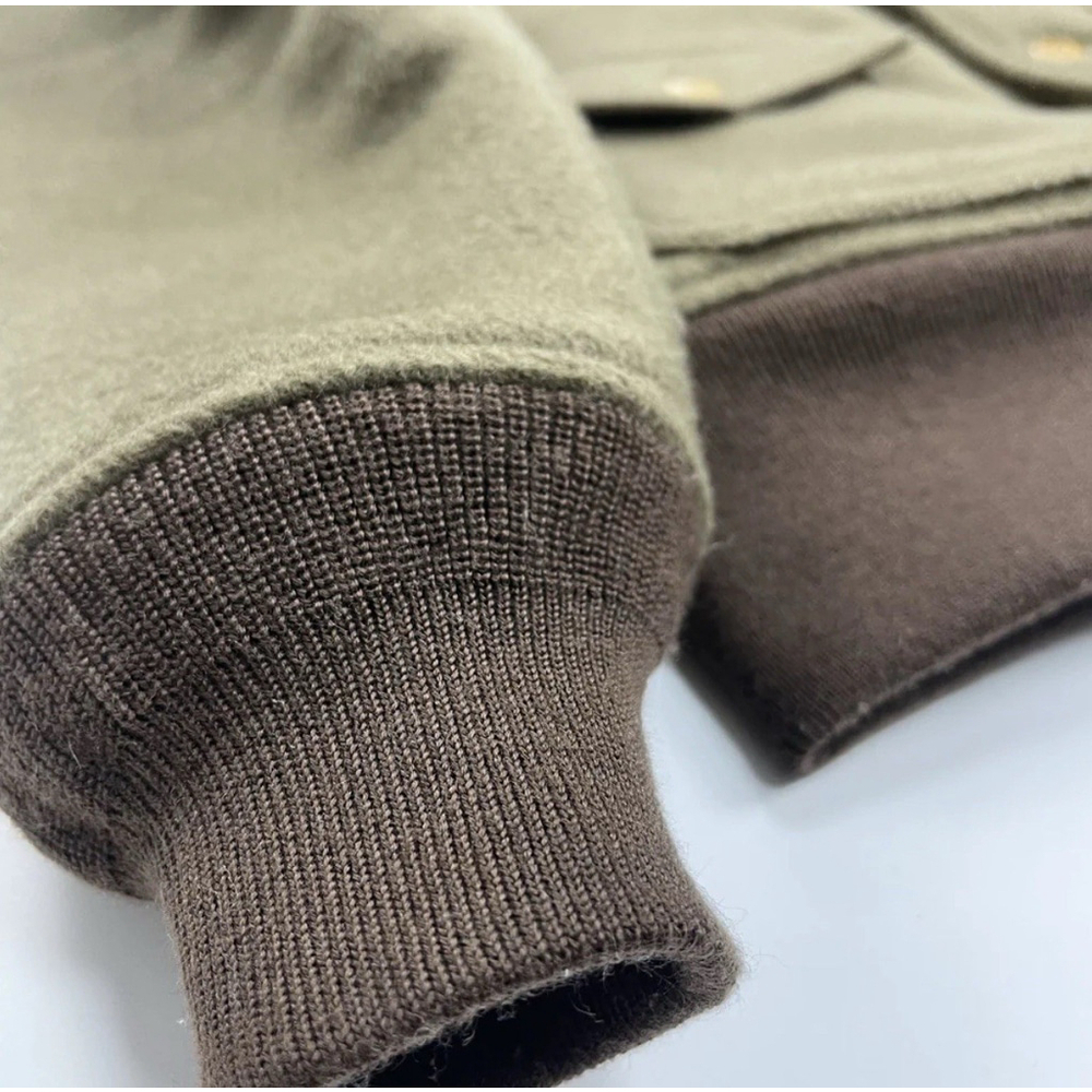 NTTITUDOO MFGPURE MERINO WOOL A-1/a AVIATOR JACKET (HF0001) 47 Chest - Picture 8 of 9